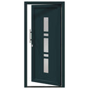 Hoveddør 98 x 208 cm PVC Antracit