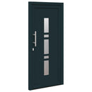 Hoveddør 108 x 208 cm PVC Antracit