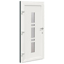 Hoveddør 108 x 208 cm PVC Antracit