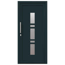 Hoveddør 108 x 208 cm PVC Antracit