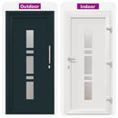 Hoveddør 88 x 200 cm PVC Antracit