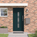 Hoveddør 98 x 200 cm PVC Antracit