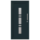 Hoveddør 98 x 208 cm PVC Antracit