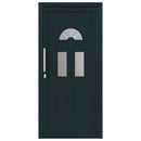Hoveddør 98 x 198 cm PVC Antracit