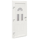 Hoveddør 88 x 200 cm PVC Antracit