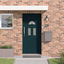 Hoveddør 110 x 210 cm PVC Antracit