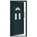 Hoveddør 98 x 198 cm PVC Antracit