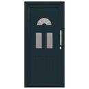 Hoveddør 110 x 210 cm PVC Antracit