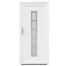 Hoveddør Hvid 88 x 200 cm PVC