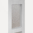 Hoveddør 98 x 200 cm PVC Hvid