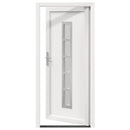 Hoveddør 98 x 200 cm PVC Hvid