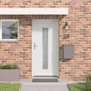 Hoveddør Hvid 108 x 208 cm PVC