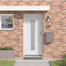 Hoveddør Hvid 108 x 208 cm PVC