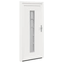 Hoveddør Hvid 108 x 208 cm PVC