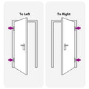 Hoveddør Antracit 88 x 200 cm PVC