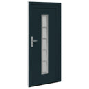 Hoveddør Antracit 98 x 200 cm PVC