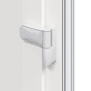 Hoveddør Antracit 98 x 208 cm PVC