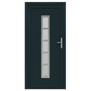 Hoveddør Antracit 98 x 208 cm PVC