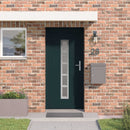 Hoveddør Antracit 108 x 208 cm PVC