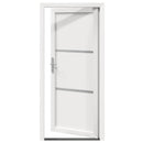 Hoveddør 98 x 200 cm PVC Hvid