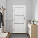 Hoveddør Hvid 98 x 208 cm PVC