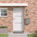 Hoveddør Hvid 108 x 208 cm PVC