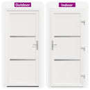 Hoveddør Hvid 98 x 208 cm PVC
