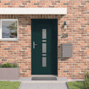 Hoveddør 98 x 200 cm PVC Antracit