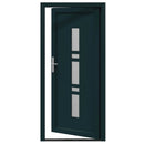 Hoveddør 98 x 200 cm PVC Antracit