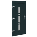 Hoveddør 98 x 200 cm PVC Antracit