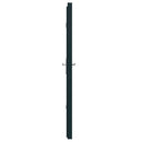 Hoveddør 98 x 200 cm PVC Antracit