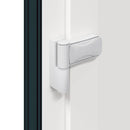 Hoveddør 98 x 208 cm PVC Antracit