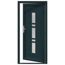 Hoveddør 98 x 208 cm PVC Antracit