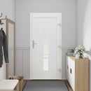 Hoveddør 98 x 200 cm PVC Antracit