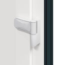 Hoveddør 98 x 208 cm PVC Antracit