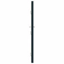 Hoveddør 108 x 208 cm PVC Antracit