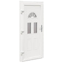 Hoveddør 88 x 200 cm PVC Antracit