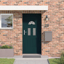 Hoveddør 98 x 208 cm PVC Antracit