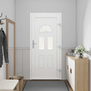 Hoveddør 88 x 200 cm PVC Antracit