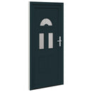Hoveddør 88 x 200 cm PVC Antracit
