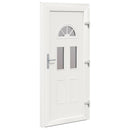 Hoveddør 98 x 208 cm PVC Antracit