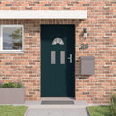 Hoveddør 110 x 210 cm PVC Antracit