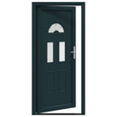 Hoveddør 110 x 210 cm PVC Antracit