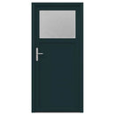 Sideskabsdør 88 x 198 cm PVC Antracit