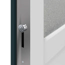 Sideskabsdør 98 x 198 cm PVC Antracit