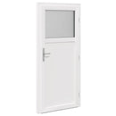 Sideskabsdør 98 x 198 cm PVC Antracit