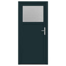 Sideskabsdør 88 x 198 cm PVC Antracit