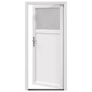 Sideskabsdør 98 x 198 cm PVC Hvid