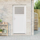 Sideskabsdør 88 x 198 cm PVC Hvid