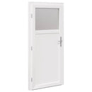 Sideskabsdør 88 x 198 cm PVC Hvid